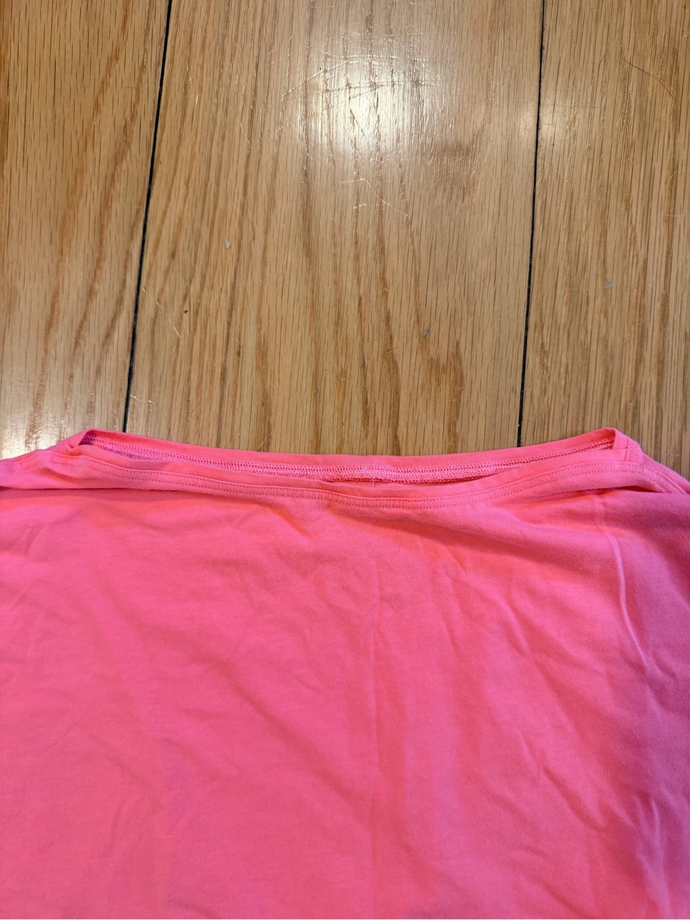 Women's Lululemon Relaxed Crewneck Boatneck Tee - Coral Pink - Picture 4 of 6